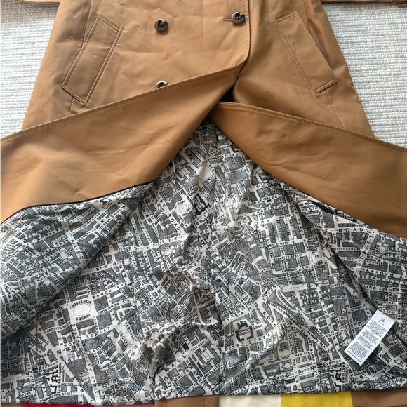 Boden Trench with Multicolor Heart and Stripes cheltenham trench 10 NWT - Picture 11 of 14